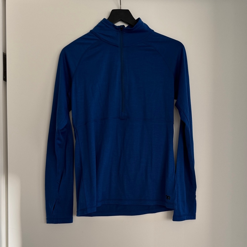 Outdoor Research bright blue Quarter-Zip Pullover